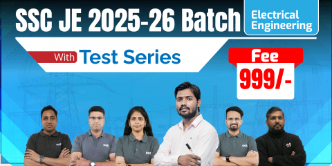 SSC JE Electrical Engineering Batch 2025-26